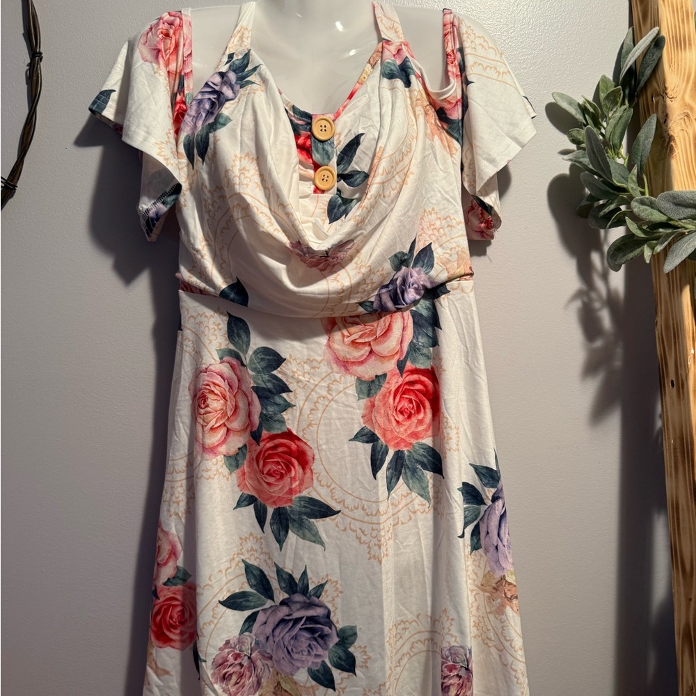 Floral Print Women's Dress